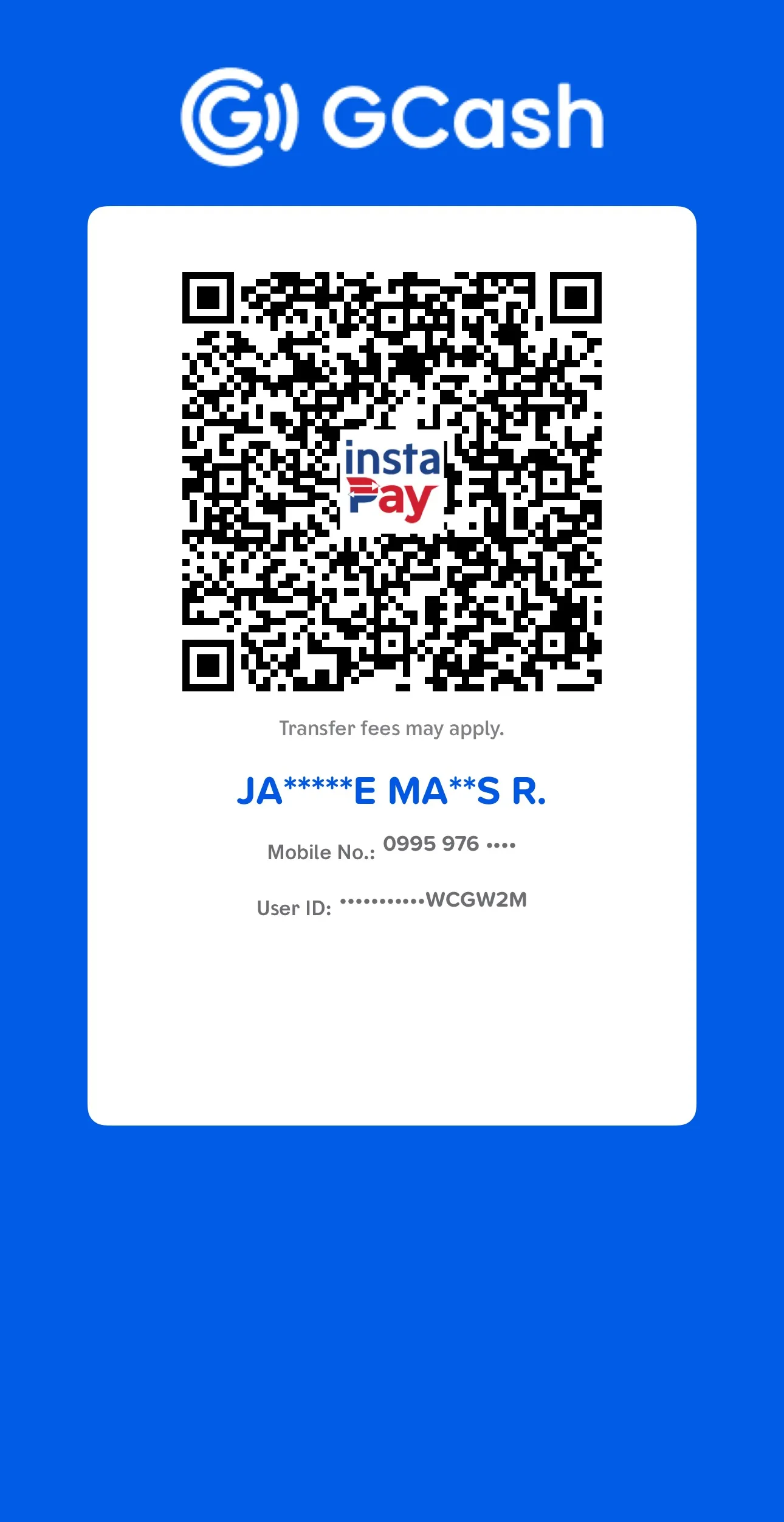 GCash QR code for Service Sheep